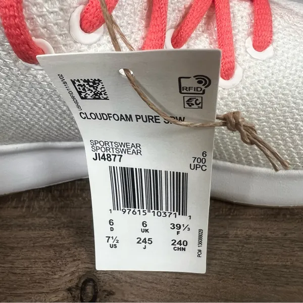 FIND Adidas NEW Women's CloudFoam Pure SPW Shoe Size 7.5 #896A - Image 10