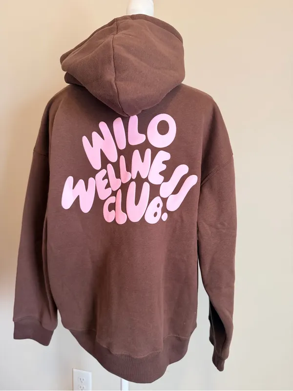 Wilo The Label Brown Hoodie & Ribbed Leggings Medium Relaxed Fit Lounge Set NWT - Image 4