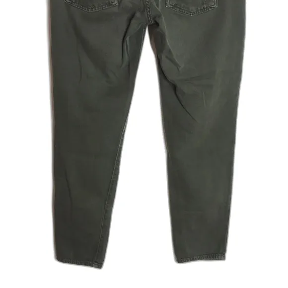 Vince ladies army green distressed 5 pocket skinny jeans‎ size 28 - Image 10