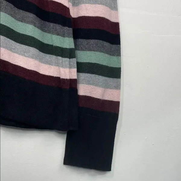 Vince Camuto Multicolor Striped Pullover Sweater size Large - Image 7