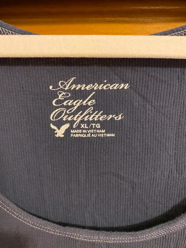 American Eagle Outfitters Blue Tank Top - Image 3