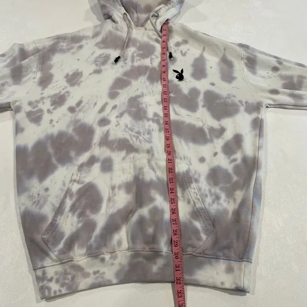 Playboy Missguided Tie Dye Hoodie Women Oversized Bunny Logo Pullover - Image 6