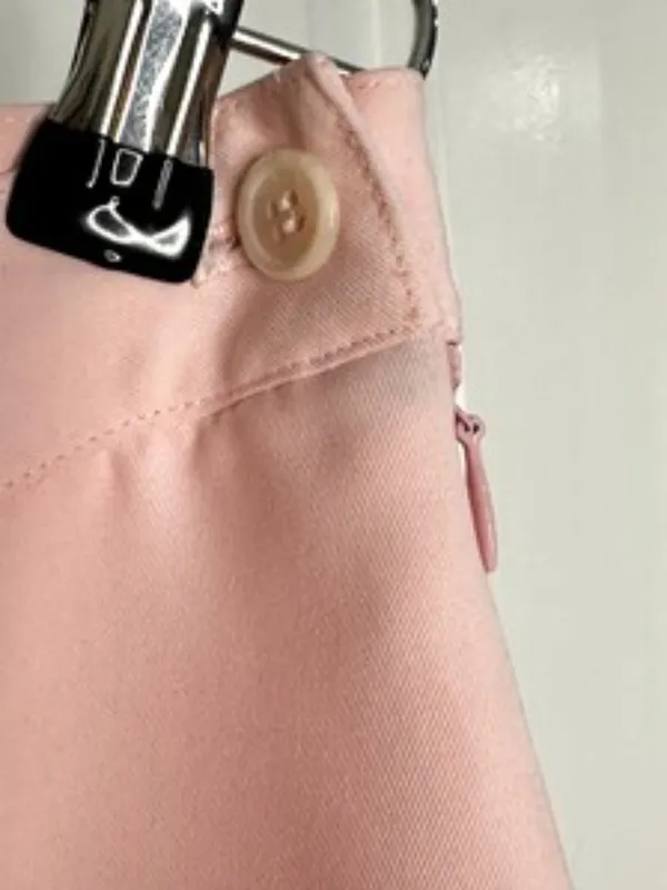 Astra Classic Pink Double Slit High Waist Mini Skirt Sz 8 - Image 8