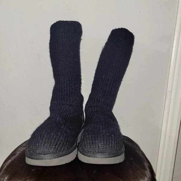 UGG Wool Mid Tall Boots Womens Size 6 - Image 3