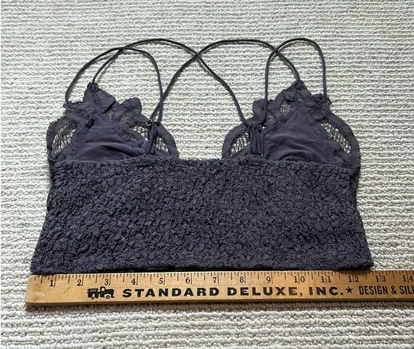 Free People Intimately Bralette Lace Gray M - Image 5