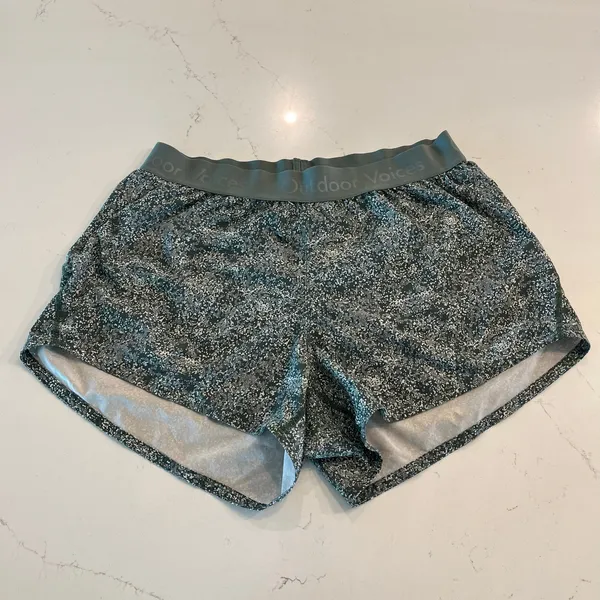 Outdoor Voices 3” Relay Short in Pebbled‎ Forest Green Size Small - Image 2