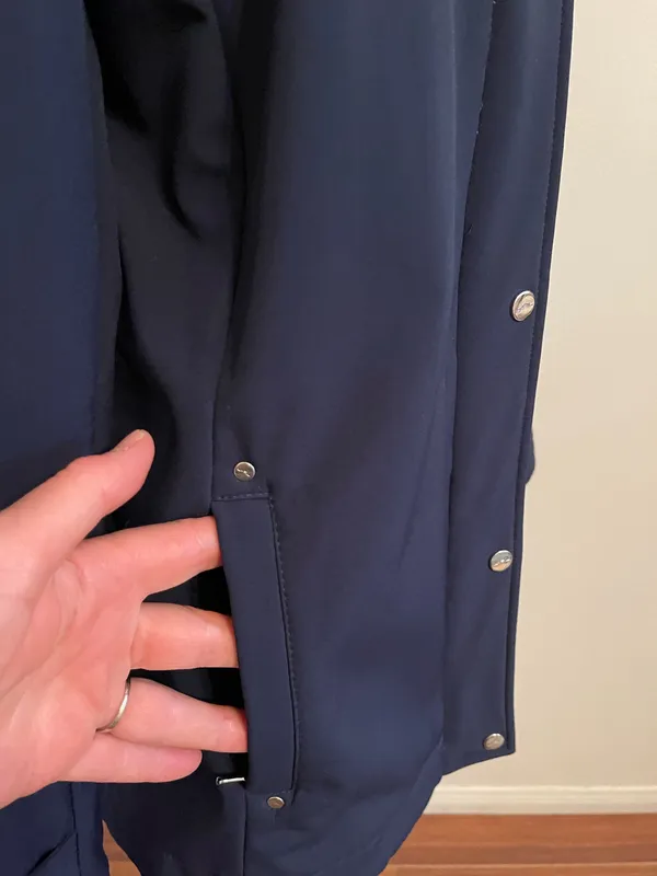 Ralph Lauren Navy Quilted Utility Jacket. Size M - Image 8