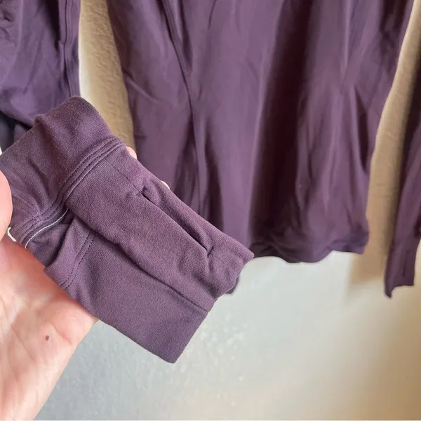 Lululemon Runderful Long Sleeve Black Cherry - Image 5