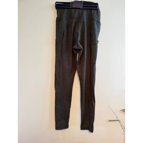 Offline by Aerie The Hugger Leggings Womens Medium Gray High Rise‎ Side Pockets - Image 2