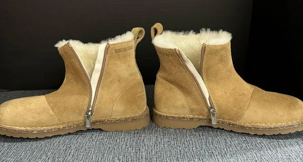 Birkenstock Melrose Genuine Shearling Booties - Image 13