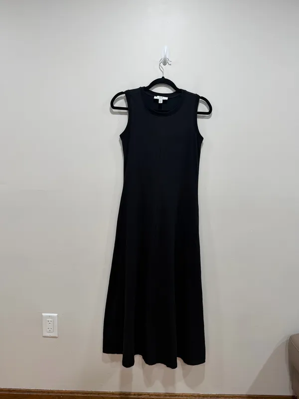 Magaschoni Black Sleeveless Dress Minimal A-Line Stretch Size XS - Image 2