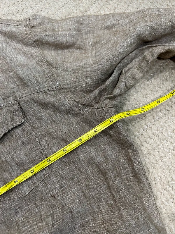Orvis 100% Linen Button Down Blouse - Image 6