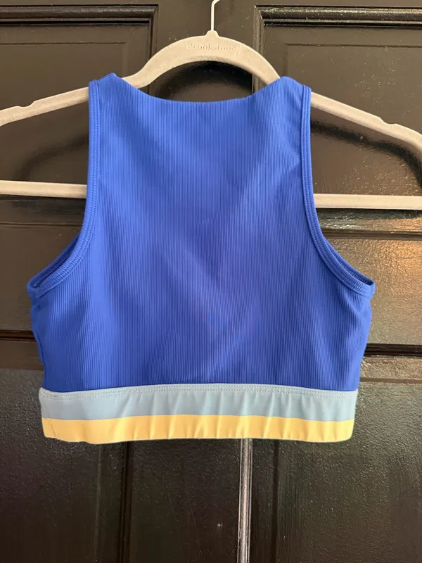 Wilo Ribbed sports bra Blue Size XS - Image 3
