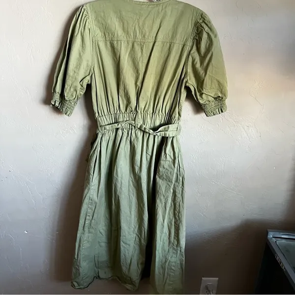 Live 4 Truth Sage Green Button Down Safari‎ Dress - Image 7