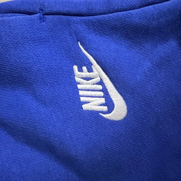 Nike Blue Fleece Sweat Shorts L 💙🏃 Classic Logo Lounge Shorts - Image 3