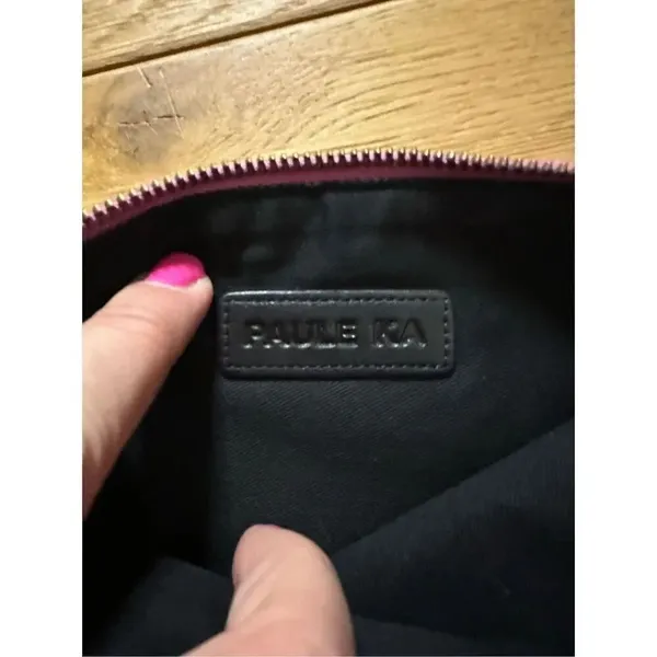 Paule Ka purple pink animal hair clutch - Image 8
