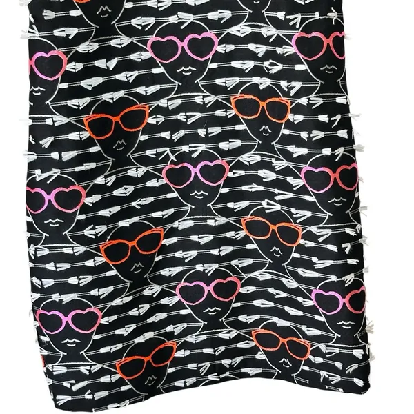 Hutch Dress Women Small Black White novelty print Sunglasses Shift halter Dress - Image 8
