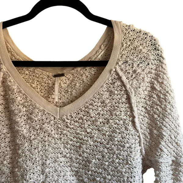 FREE‎ PEOPLE Songbird Oversized Boho Sweater Sz XS - Image 3