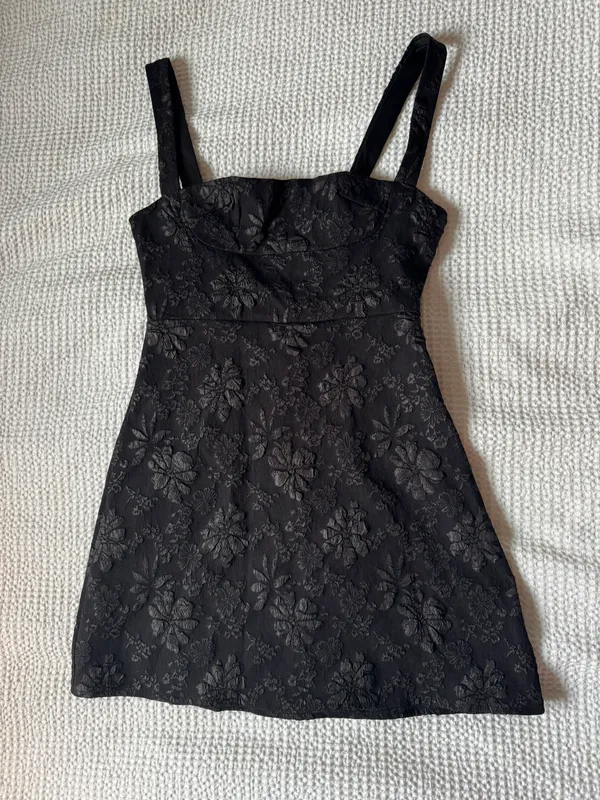 Mini Black Dress - Image 3