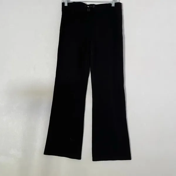 BetaBrand Classic Black Wide Leg Dress Pants Women’s Medium - Image 2
