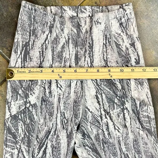 P'tula Chandre Birch Marble Forest Camo Print Leggings Small - Image 3