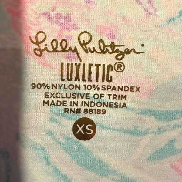 Lilly Pulitzer Luxletic Full Zip Hadlee‎ Athletic Pineapple Print Jacket XS - Image 4