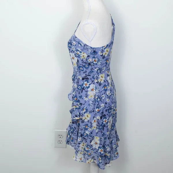 ASTR The‎ Label Floral One Shoulder Ruffle Mini Dress Fairy Womens Size Small - Image 7