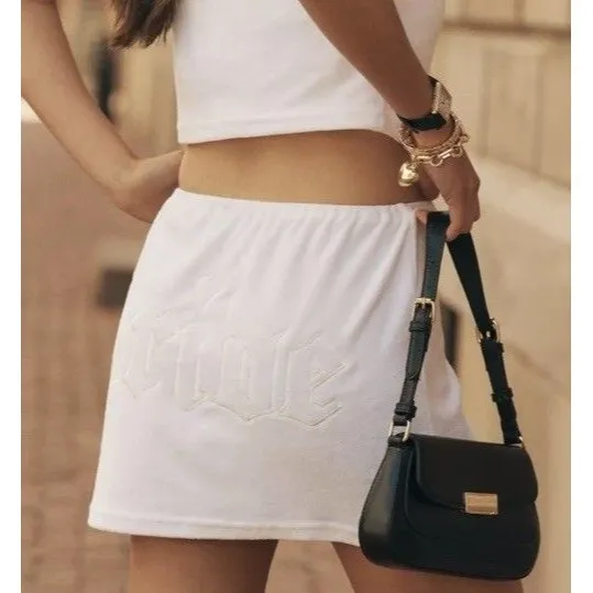 BRIDEMERCH Anthropologie Bride Miniskirt Sz xl Bachelorette Party Honeymoon NEW - Image 4