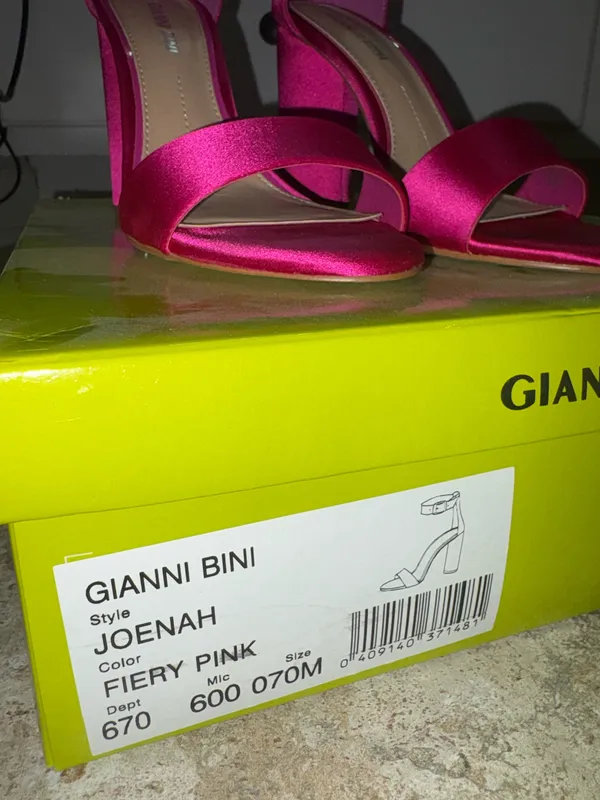 Gianni Bini Fiery Pink Heels Size 7 Never Worn!! - Image 4
