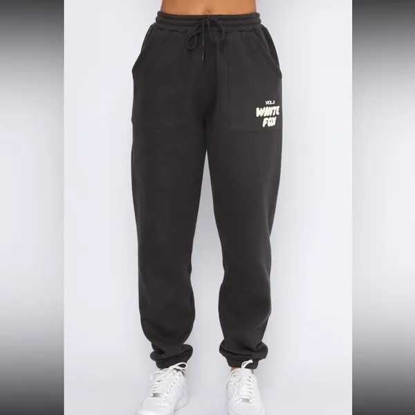 White fox Sweatpants - Image 2