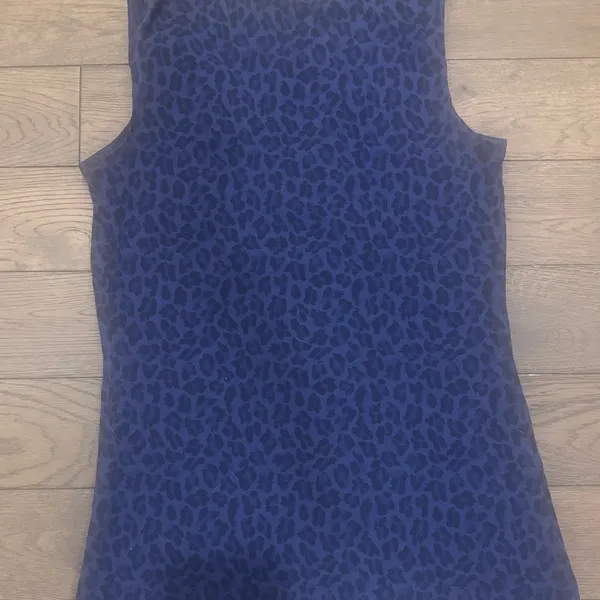 Express Purple Leopard Print Tank Top - Image 3