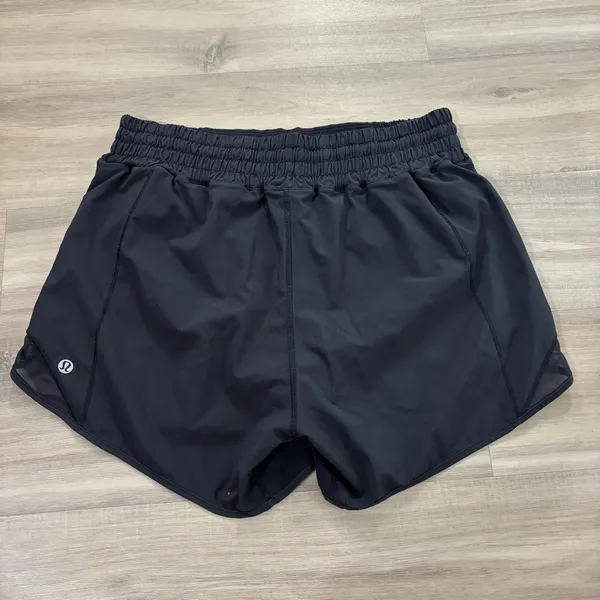 Lululemon Hotty Hot Short High-Rise Long 4" Women Size 6 Black - Image 3