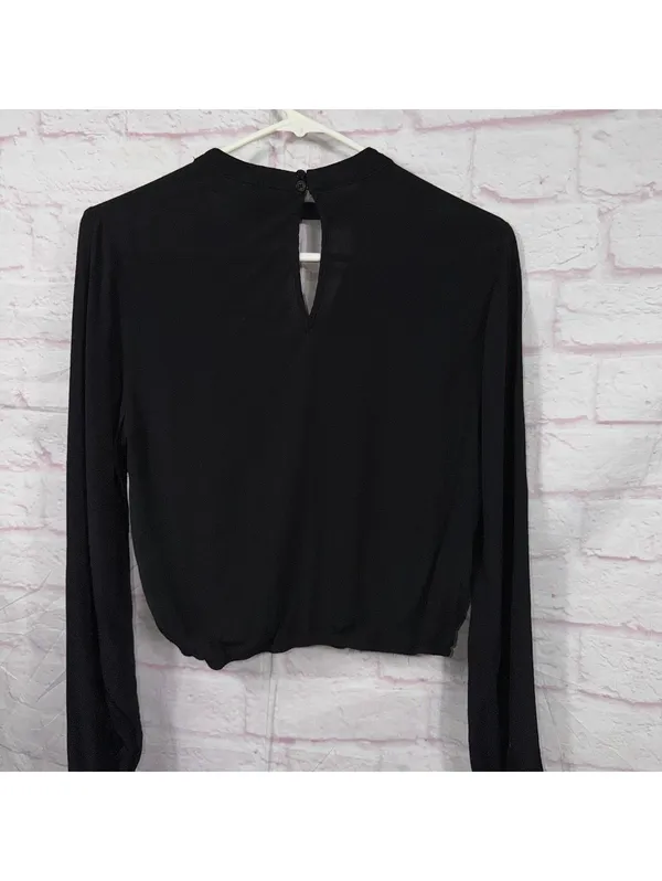 Forever 21 Medium Black Long Sleeve Blouse - Image 5
