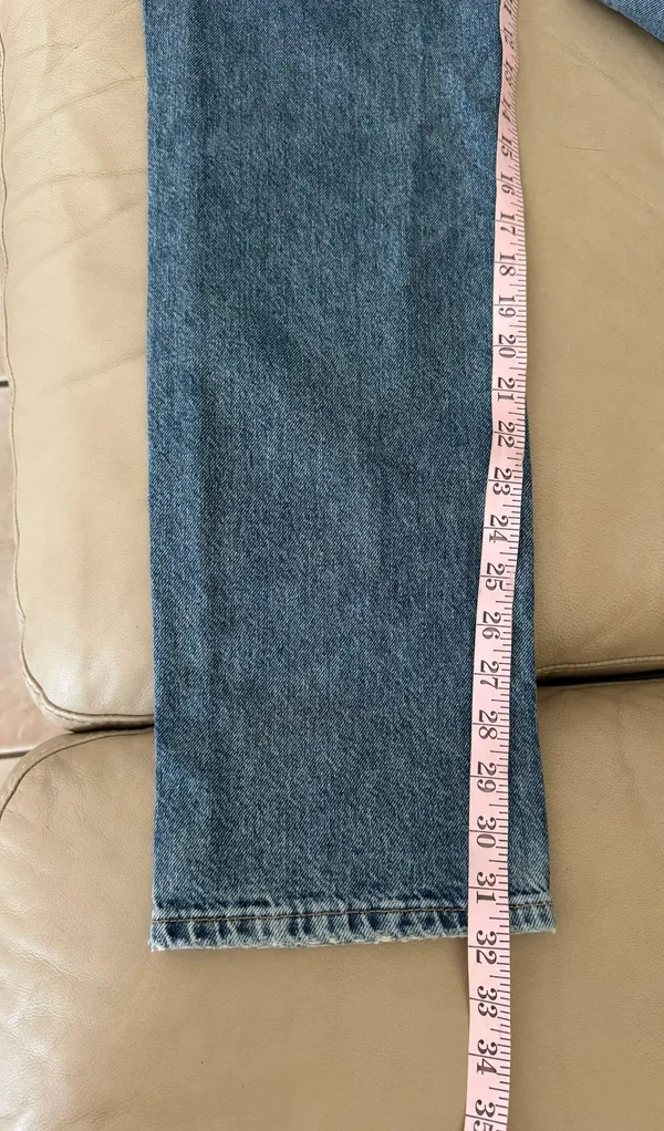Free People NWOT Curvy Siren Low Rise Straight Jeans in Vixen - Image 15