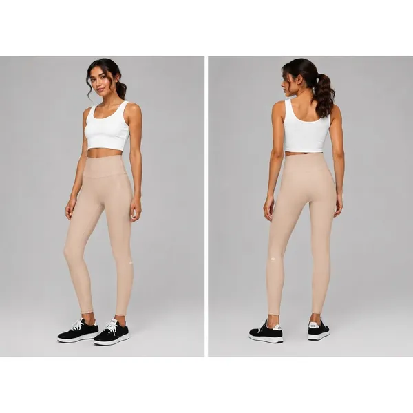 Alo Yoga High Waist Airlift Leggings Light Brown Sz S 28" Inseam Activewear Yoga - Image 2