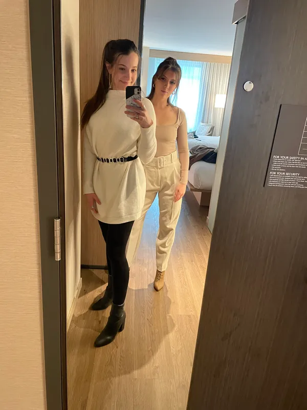 Amazon Cream Sweater Dress - Image 4