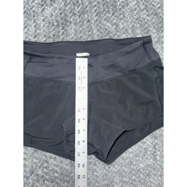 LULULEMON Women's Speed Up Shorts Way stretch Black Size 4 - Image 6