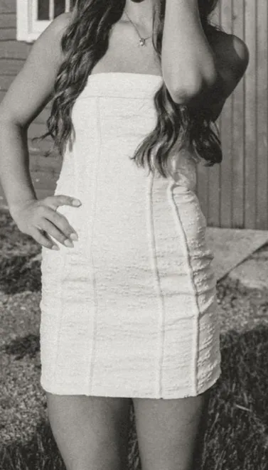 Princess Polly White Mini Dress 2 - Image 3