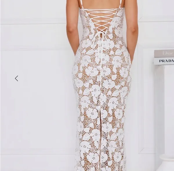 White Hello Molly Dress - Image 2