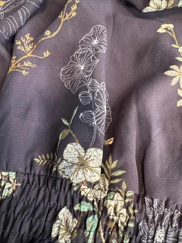 Maurices Navy Floral Dress - Image 2