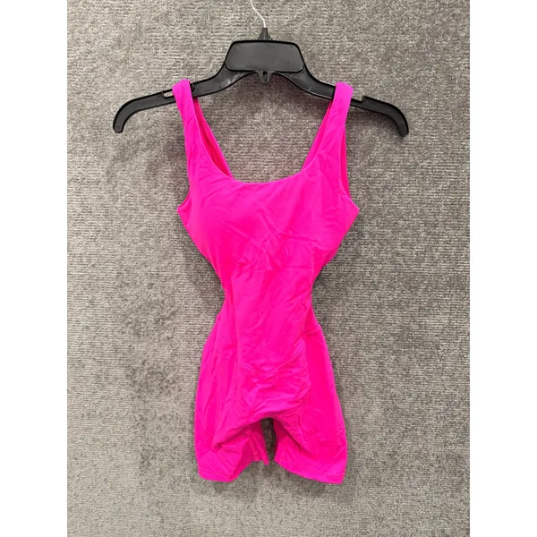 Buffbunny Women Romper XXS Pink Activewear Twist Back Cutout Bodysuit - Image 5