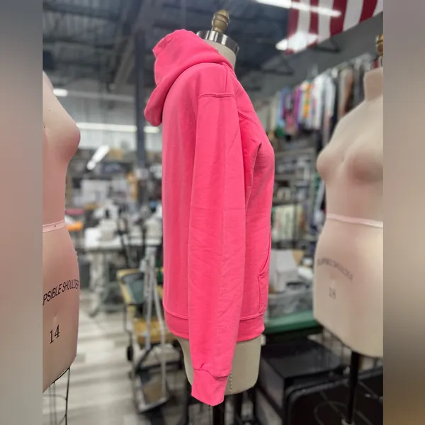 Jerzees Neon Pink Hoodie M - Image 7