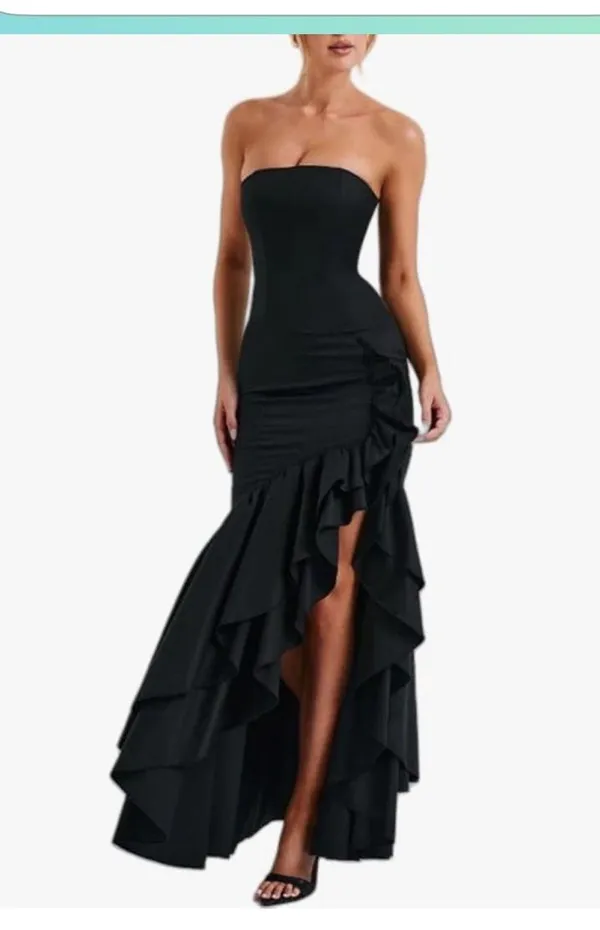Black Dress Size 4 - Image 4