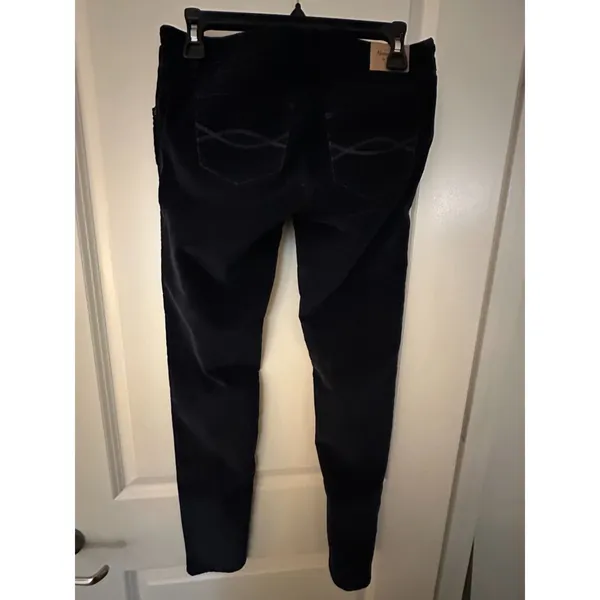 Abercrombie & Fitch Navy Corduroy Skinny Pants Women's Sz 2 Waist 26 - Image 2