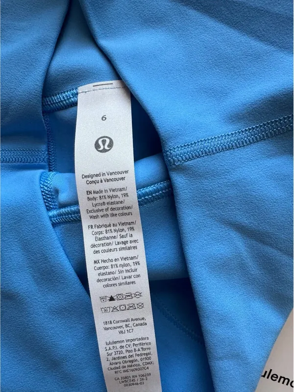 Lululemon Align High Rise 28” Ocean Wave Size 6 NWT - Image 6