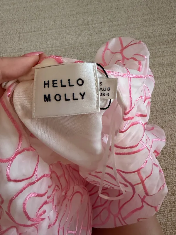 Hello Molly Mini Dress Pink - Image 3
