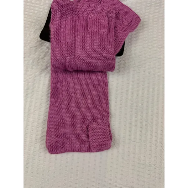 Nike Knit Gauntlet Purple Cable Knit Arm Warmers Fingerless Gloves One Size NWT - Image 4