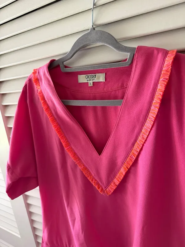 CROSBY by Mollie Burch Top Pink - Image 4