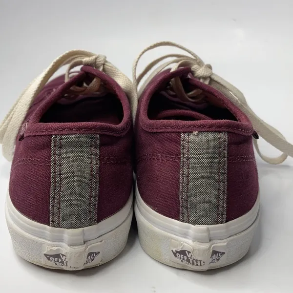 Vans maroon sneakers‎ size 7 - Image 5