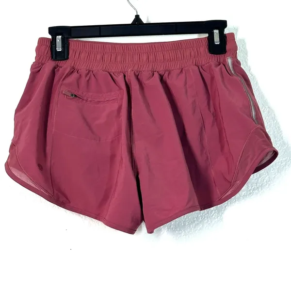 Lulu Shorts Running Swift Lightweight Drawstring Lined Brief 2.5 Inseam Pink - Image 5